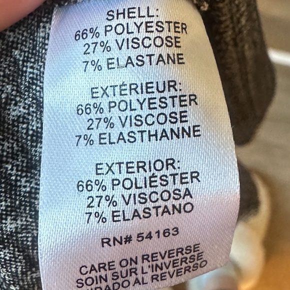 NWT Tommy Hilfiger Dress Size 4 Brown/white Jacquard Pattern - Picture 4 of 5